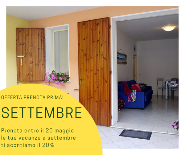 Last minute -Settembre- Casa vacanza villetta al piano terra